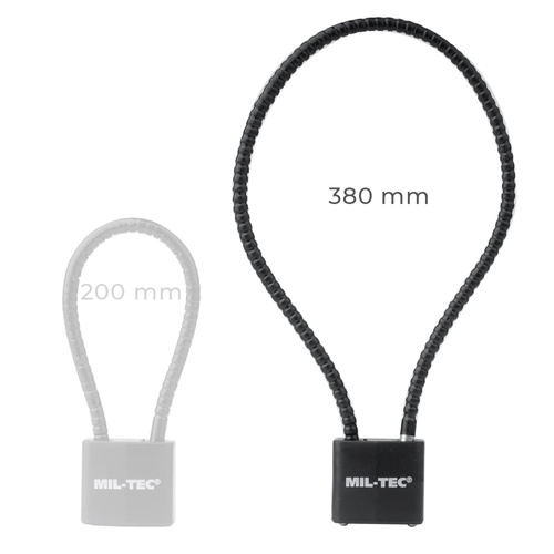 Mil-Tec - Waffen-Sicherheitsvorhängeschloss - 38 cm - Schwarz - 15925160
