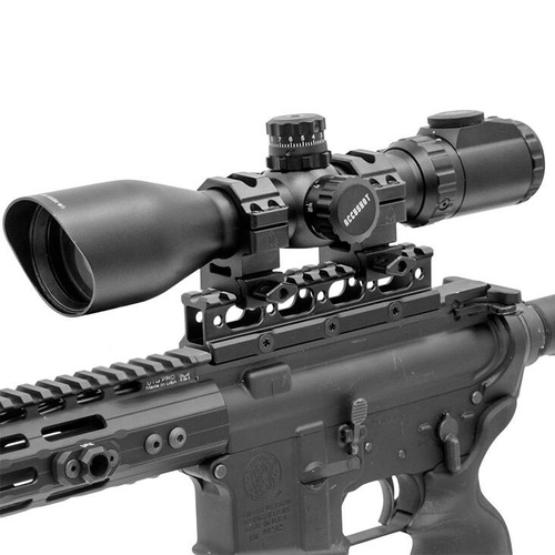 Leapers - Riser UTG Super Slim 13 Schlitz - 1" - Schwarz - MT-RSX1L