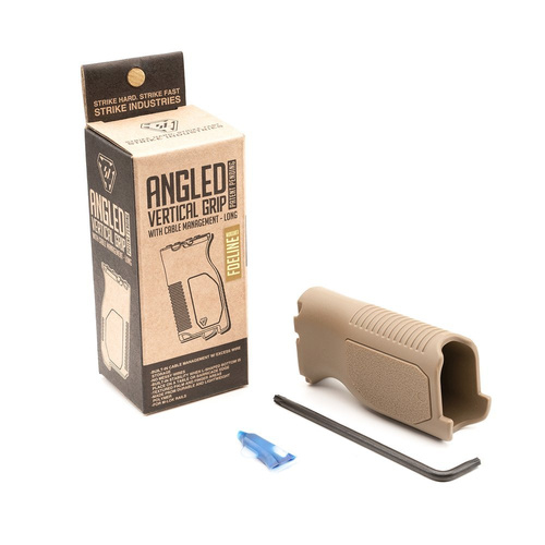 Strike Industries - M-LOK® Angled Vertical Grip - Lang - FDE - SI-AR-CMAG-L