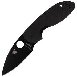 Spyderco - Efficient™ G-10 Schwarz / Schwarz Klinge PlainEdge™ Messer - C216GPBBK