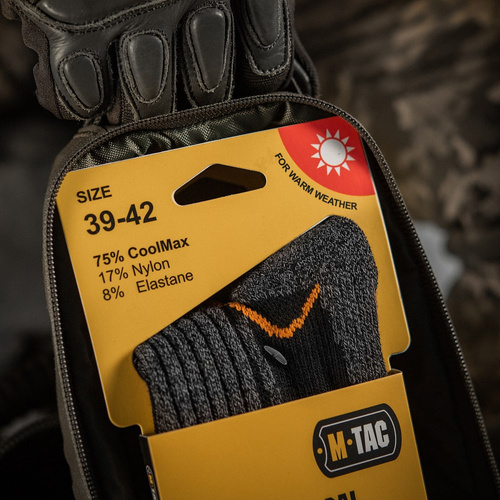 M-Tac - Socken Coolmax 75% lang - Schwarz - FL-2103-3