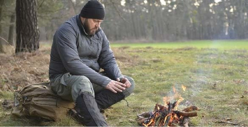 Helikon - Jacke Wolfhound Light Jacket - Climashield® Apex™ - Schatten Grau - KU-WLF-NL-35