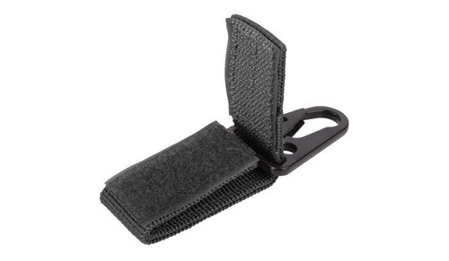 101 Inc. - MOLLE Karabinerhaken mit Schlüsselanhänger - 2 Stück - Schwarz - JF003