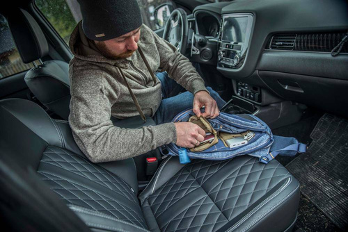 Helikon - Rucksack EDC Sling® - Nylon Polyester Blend - 6,5 L - Blaue Melange - PL-ESB-NP-M2