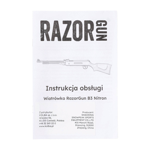 RazorGun - B3 Nitron Luftgewehr - 4,5 mm - Braune - B3-3 4,5 mm