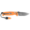 Ganzo - G7413 EDC-Klappmesser mit Pfeife - G-Lock - Orange - G7413-OR-WS