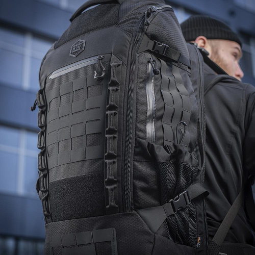 M-Tac - Militärrucksack Elite Hex - Groß - Schwarz - 10217002