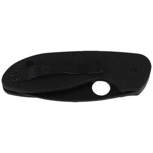 Spyderco - Efficient™ G-10 Schwarz / Schwarz Klinge PlainEdge™ Messer - C216GPBBK