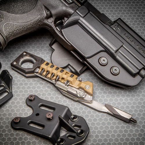 Real Avid - Pistolen-Multitool The Pistol Tool - 19 Funktionen - Braun - AVPSTL