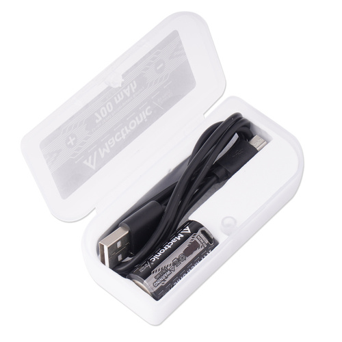 Mactronic - RCR123 Akku 16340 mit Box - 16340 mAh - 3,7 V - RAC0024