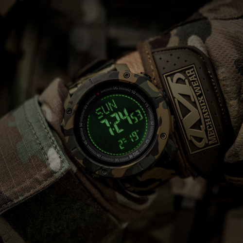 M-Tac - Taktische Uhr mit Kompass 2095 - Camo - 50009030