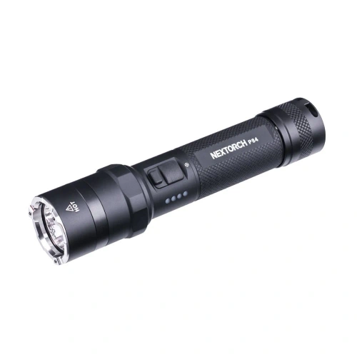 NEXTorch - P84 LED Taktische Taschenlampe mit 4800 mAh Akku - 3000 lm - Schwarz - P84