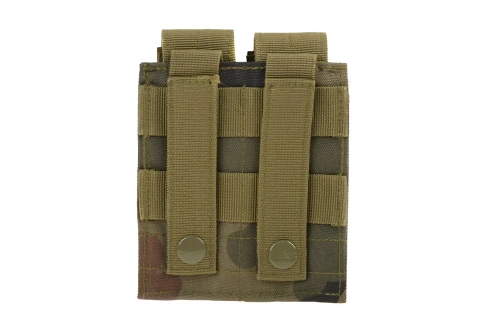 GFC Tactical - Doppel-Pistolenmagazin-Tasche - MOLLE - Nylon - Wz. 93 PL Woodland - GFT-19-011404