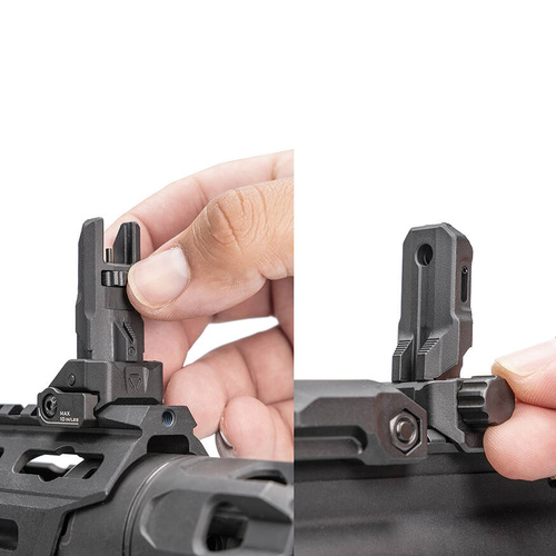 Strike Industries - Strike Polymer Backup Sights - Klappvisier - Picatinny - Schwarz - SI-SPBUS