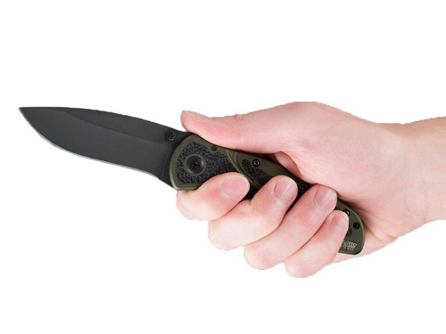 Kershaw - Taktisches Messer Blur 1670OLBLK - 14C28N - Schwarz - 1670OLBLK