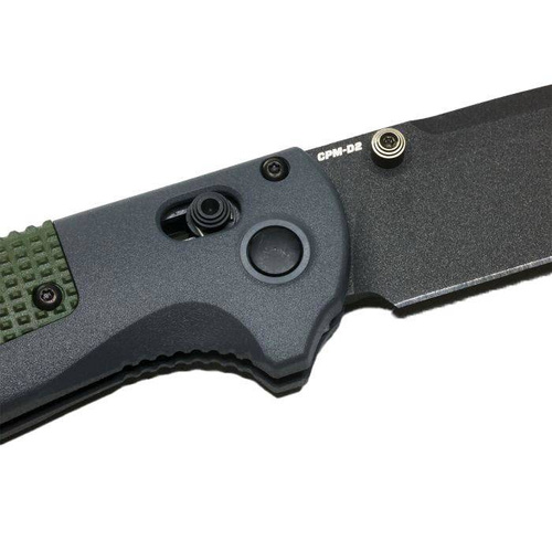 Benchmade - 430BK Redoubt Klappmesser - D2 - Grau/Grün - 430BK