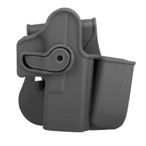IMI Defense - Roto Paddle Holster Level 2 mit Mag-Tasche - Glock 17/19/22/23/31/32/36 - IMI-Z1023
