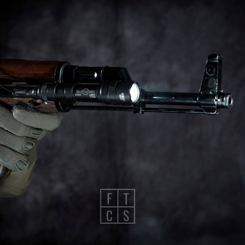 FTCS - Tactical Flashlight Mount für M-LOK - Schwarz - nr.14