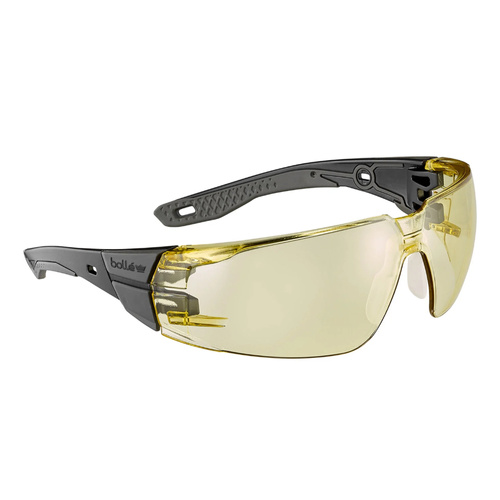 Bolle Safety - Schutzbrille RUSH+ 2.0 - EN ISO 16321-1 - Platinum - Gelb - RUSPMN32E