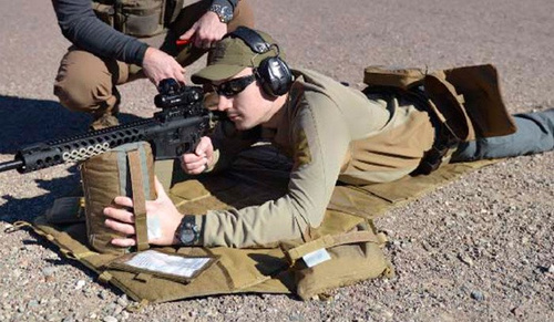 Helikon - Backblast Schießmatte&reg; - Schatten Grau - AC-MBB-CD-35