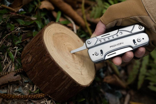 Roxon - Multitool mit austauschbarer Klinge und Drahtschneider Phantom - S802