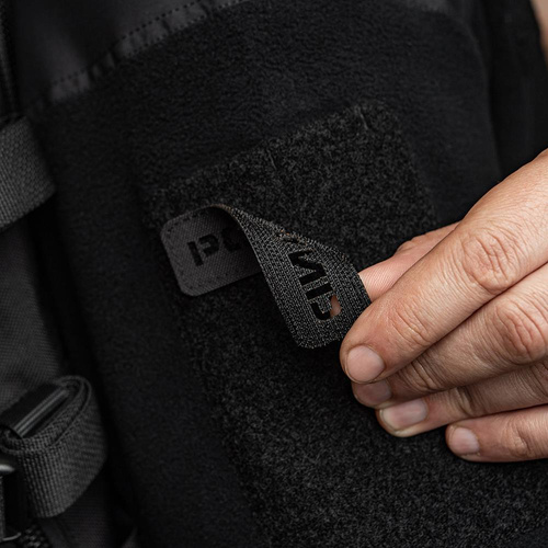 M-Tac - Aufnäher Polen 25x80 - Laserschnitt - Schwarz/Weiß - 51001002.