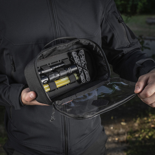 M-Tac - Transparenter Organizer Elite Medium Medium Gen.II - Schwarz - 10147802-M