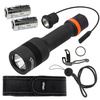 Walther - HFC1 LED Taktische Taschenlampe mit 3200 mAh Akku und Gel-Fernschalter - 1000 lm - Schwarz - 3.7145