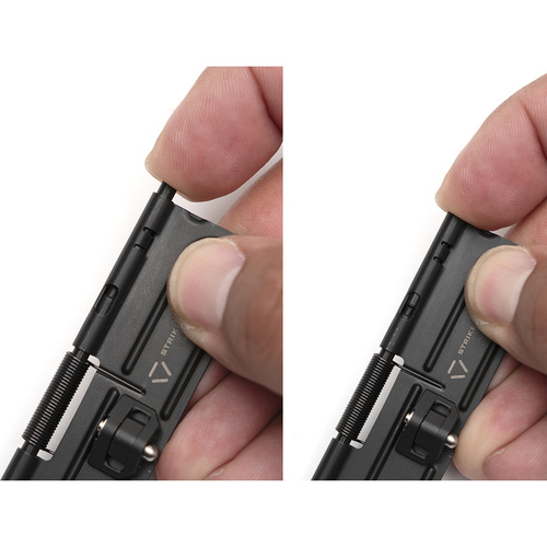 Strike Industries - Gestempelte Staubschutzhaube für AR-15- Stahl - Schwarz - SI-AR-SUDC-223