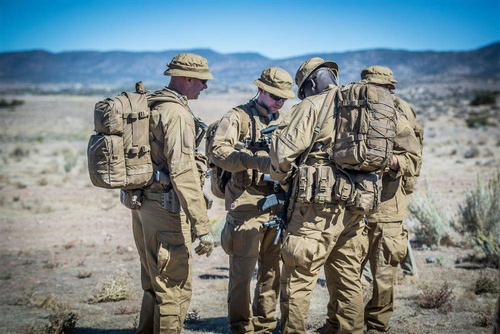 Helikon - Waschbär Mk2-Rucksack - 20 L - Desert Night Camo - PL-RC2-CD-0L