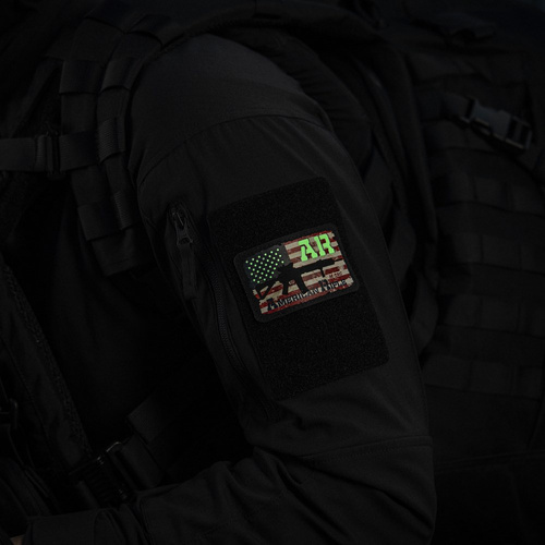 M-Tac – AR-15 Patch – Stoff – Fluoreszierend – Schwarz/GID – 51353299