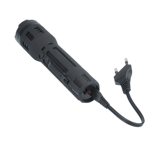 Guard - Thunder Wiederaufladbare LED-Taschenlampe mit Elektroschocker - 800 000 V - 110 lm - Schwarz - YC-1321