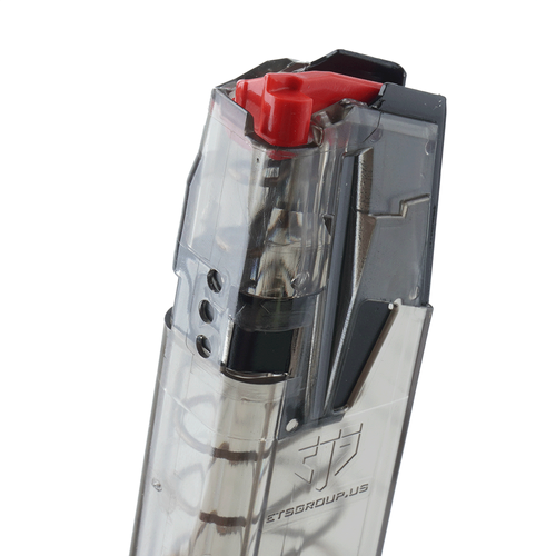 ETS - Omega Series Magazin für Glock 17/18/19/19X/26/34/45/49 - 9x19 mm - 17 Runden - OMG-GLK-17