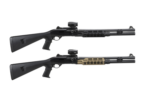 Strike Industries - VOA M-LOK Handschutz für Benelli M2 - Drop-In - Quick Detach - Schwarz - SI-VOA-BM2-RAIL-BK