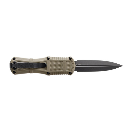 Benchmade - Klappmesser OTF 3375GY-1 Mini Claymore - CPM-D2 - Ranger Green - 3375GY-1