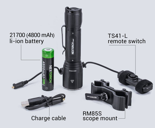 NEXTorch - LED-Taschenlampe Hunting set TA41 - 2600 lm - TA41 HUNTING SET