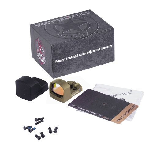 Vector Optics - Rotes Zielfernrohr Frenzy-S 1x17x24 Red Dot - 3 MOA - FDE - SCRD-53