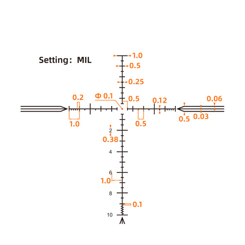 Vector Optics - Zielfernrohr Tauron 3-18x50 GenII - FFP - 30 mm - IP67 - Schwarz - SCFF-64