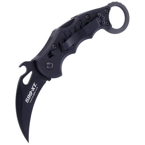 FOX - Karambit-Klappmesser - N690Co - Schwarz - FX-599 XT