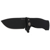 LionSteel - SR Flipper Aluminium Schwarz / Schwarz Klinge Klappmesser - SR11A BB