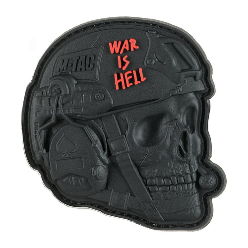 M-Tac - Patch War is Hell 3D PVC - Moral Patch - Schwarz - 51328002