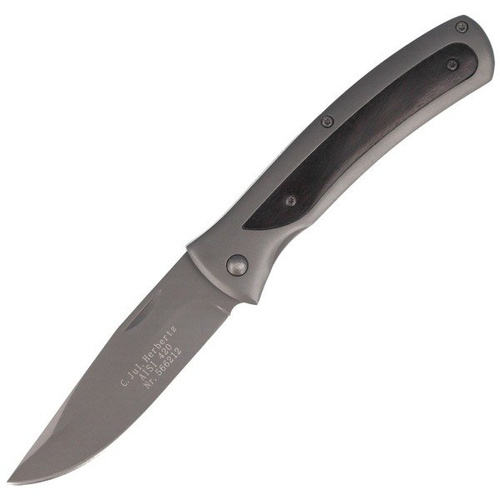 Herbertz Solingen - Titanuim Clip Point Messerprospekt - 566212