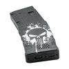 MFT - Polymer Magazin Extreme Duty Punisher Skull für AR-15 / M4 - 5,56 x 45 mm/.223 - 30 Schuss - Schwarz - EXDPM556-BL