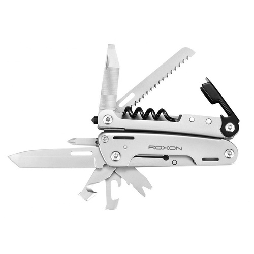 Roxon - Multitool S801S mit einem Satz Bits - Perlgrau - CM1334