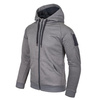 Helikon - Urban Tactical Hoodie® - Fullzip - Poliester - Grau Melange - BL-UHF-PO-M3