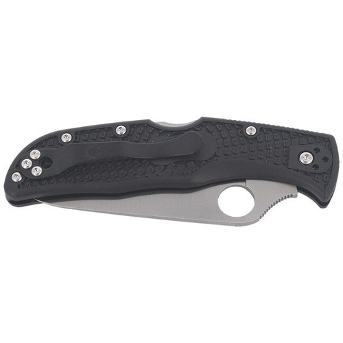 Spyderco - Endela™ FRN Schwarz PlainEdge™ Klappmesser - C243PBK