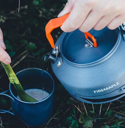 Fire Maple - Tourist Wasserkocher - 0,7 L - Aluminium - FEAST XT1-Schwarz