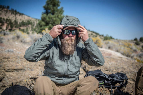 Helikon - Jacke Wolfhound Hoodie - Windpack Nylon - Flecktarn - KU-WLH-NL-23