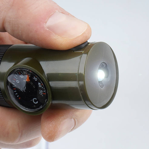 Mil-Tec - 6in1 Überlebenspfeife - Grün - 16328401