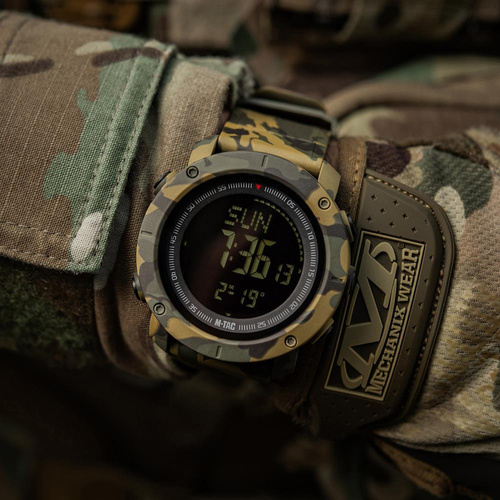 M-Tac - Taktische Uhr mit Kompass 2095 - Camo - 50009030